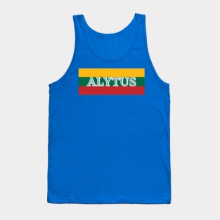 Alytus City in Lithuania Flag Tank Top